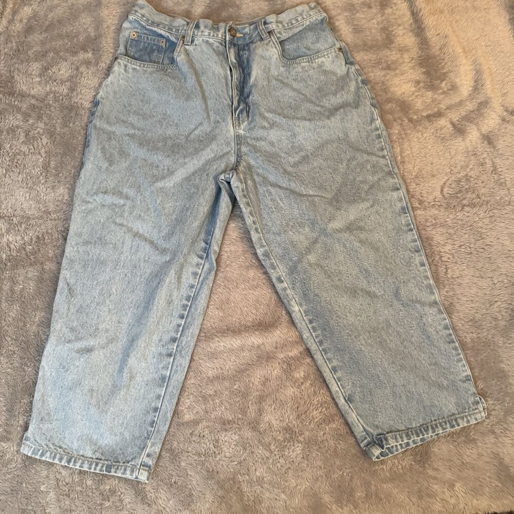 Bill Blass Jeans Women's 12 x 22 Retro Vtg cotton 90s jeans blue RN 83910 light